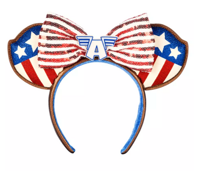 Disney Parks Marvel Captain America Ear Headband for Adults New With Tag