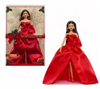 Barbie Signature 2026 Holiday Fashion Doll Seasonal Collector Brown Hair New