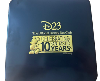 Disney D23 Fan Club Celebrating Fan-Tastic 10 Years Limited Pin Set New w Box