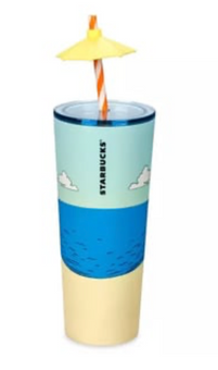 Disney Parks WDW Starbucks Tumbler with Straw - Mickey Mouse Summer New with Tag