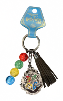 Universal Studios Harry Potter Hogwarts Crest Keychain with Baubles New With Tag