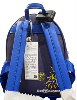 Disney Parks Loungefly WDW Mickey Castle Fireworks Mini Backpack New With Tag