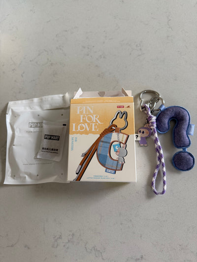 Pop Mart Labubu The Monsters Pin for Love Letter Pendant ? Keychain USA New