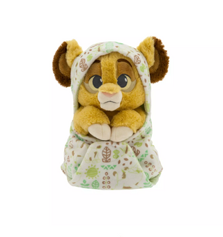 Disney Parks Babies The Lion King Simba Plush in Swaddle New With Tag