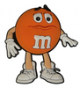 M&M's World Orange Characters PVC Magnet New With Tag