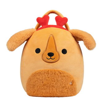 Squishmallows Buddy Buckets Finley Corrine Valentine's Day Treat Pail Plush New