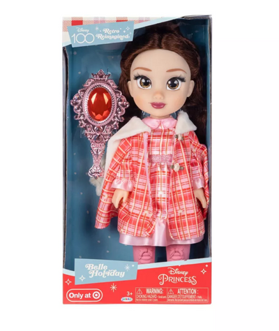 Disney Disney 100 Princess Retro Reimagined Holiday Belle Doll New with Box
