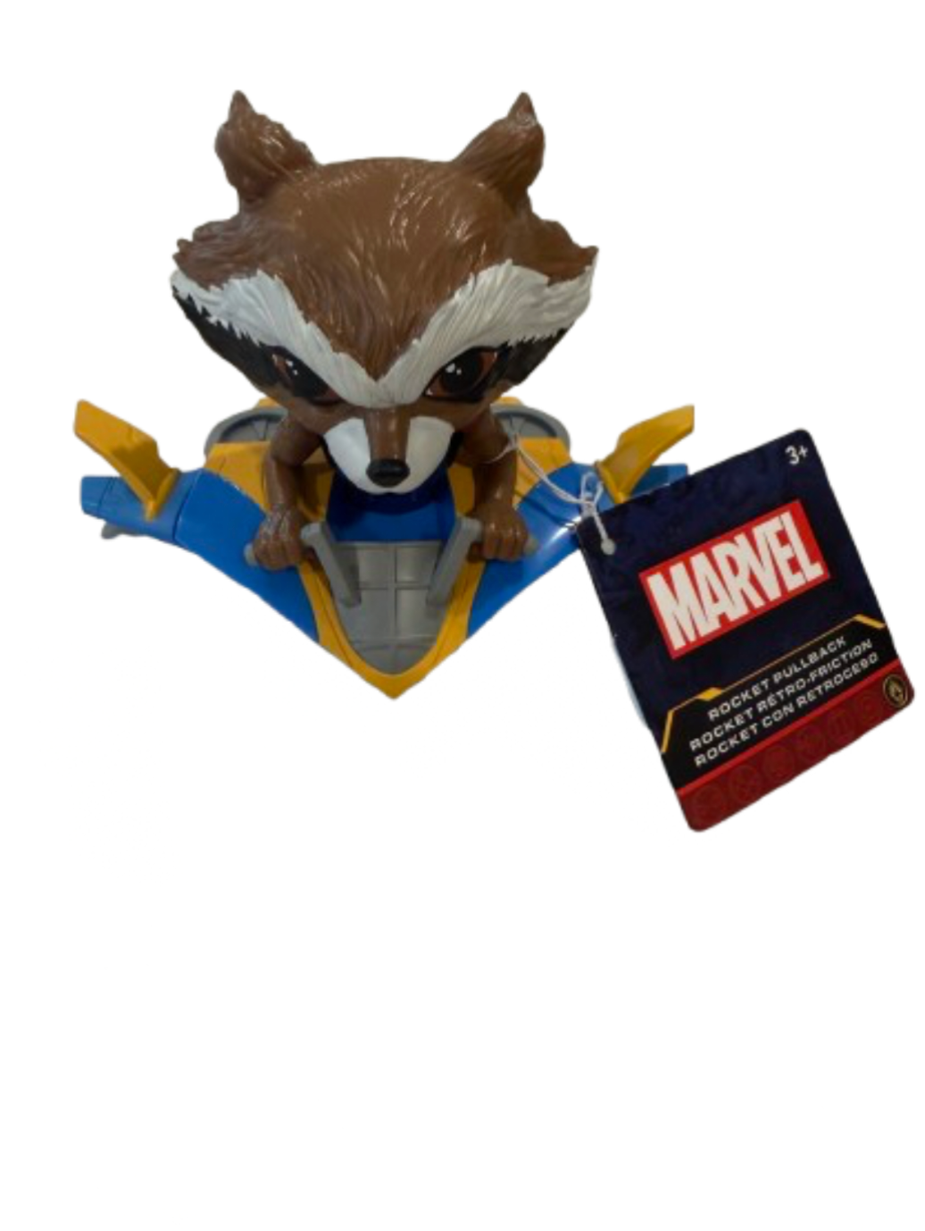 Disney Parks Guardians of the Galaxy Rocket Pullback Toy New with Tag