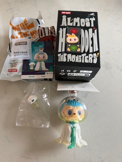 Pop Mart Labubu The Monsters Almost Hidden Flask Figure USA SELLER New