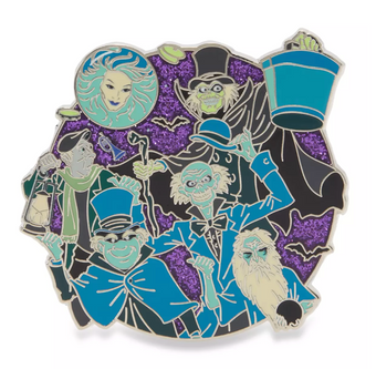 Disney Parks The Haunted Mansion Cast Pin Madame Leota Ezra Phineas Gus New