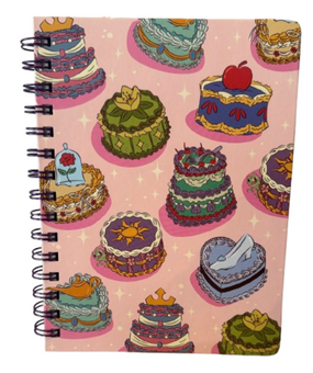 Disney Parks Princess Cakes Journal New With Card
