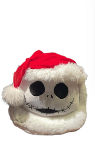 Disney Parks The Nightmare Before Christmas Jack Santa Plush Hat One Size New