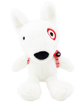 Target 10'' Bullseye Plush Dog (Target Exclusive) Toy New With Tag