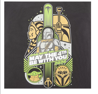 Disney Parks Star Wars Day 2026 May the 4th Be With You Tote Bag New with Tag