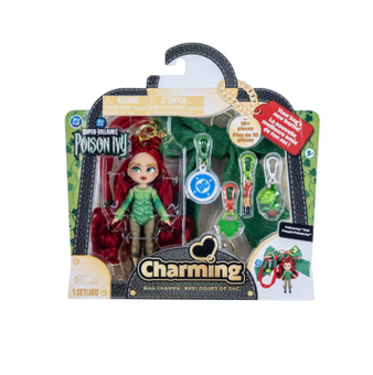 DC Poison Ivy Charming Doll Bag Charm with Accessories Toy New with Box