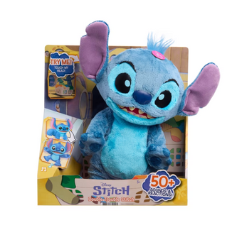 Disney Stitch Double Trouble Stitch Interactive Plush Toy New With Box