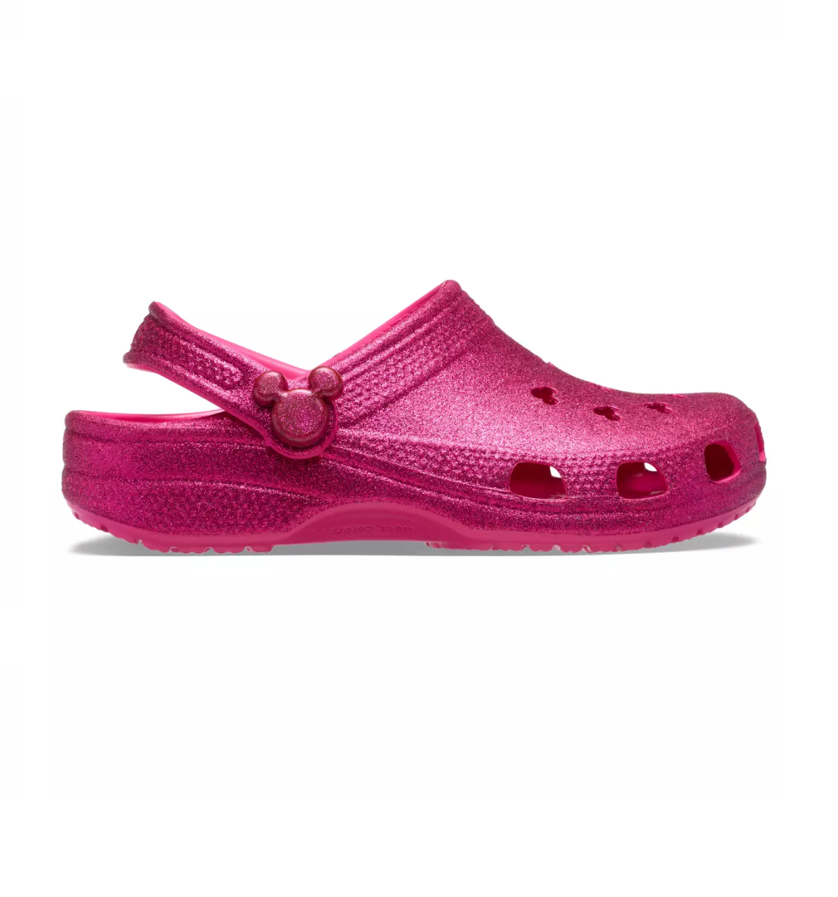 Disney Parks Mickey Icon Pink Glitter Clogs for Adults by Crocs M10/W12 New Tag