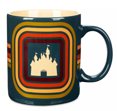 Disney Parks Fantasyland Castle Retro Coffee Mug New With Tag