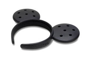 Disney Parks Adult Crocs Ear Headband Mickey Mouse Black New With Tag