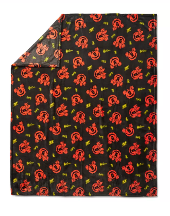 Disney Parks Halloween 2024 Mickey and Minnie Mouse Throw Blanket New With Tag