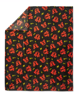 Disney Parks Halloween 2024 Mickey and Minnie Mouse Throw Blanket New With Tag