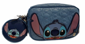 Disney Parks Loungefly Lilo & Stitch Camping Crossbuddies Crossbody Bag New Tag