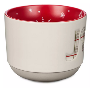 Disney Parks Mickey Icon Joy Snowflakes Holiday Christmas Ceramic Coffee Mug New