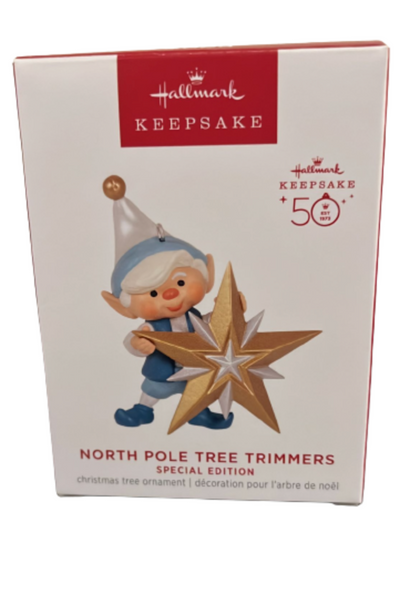 Hallmark 2023 Keepsake 50th North Pole Tree Trimmers Special Christmas Ornament