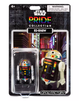 Disney Parks R3-RN8W Droid Factory Figure Star Wars Pride Collection New W Tag