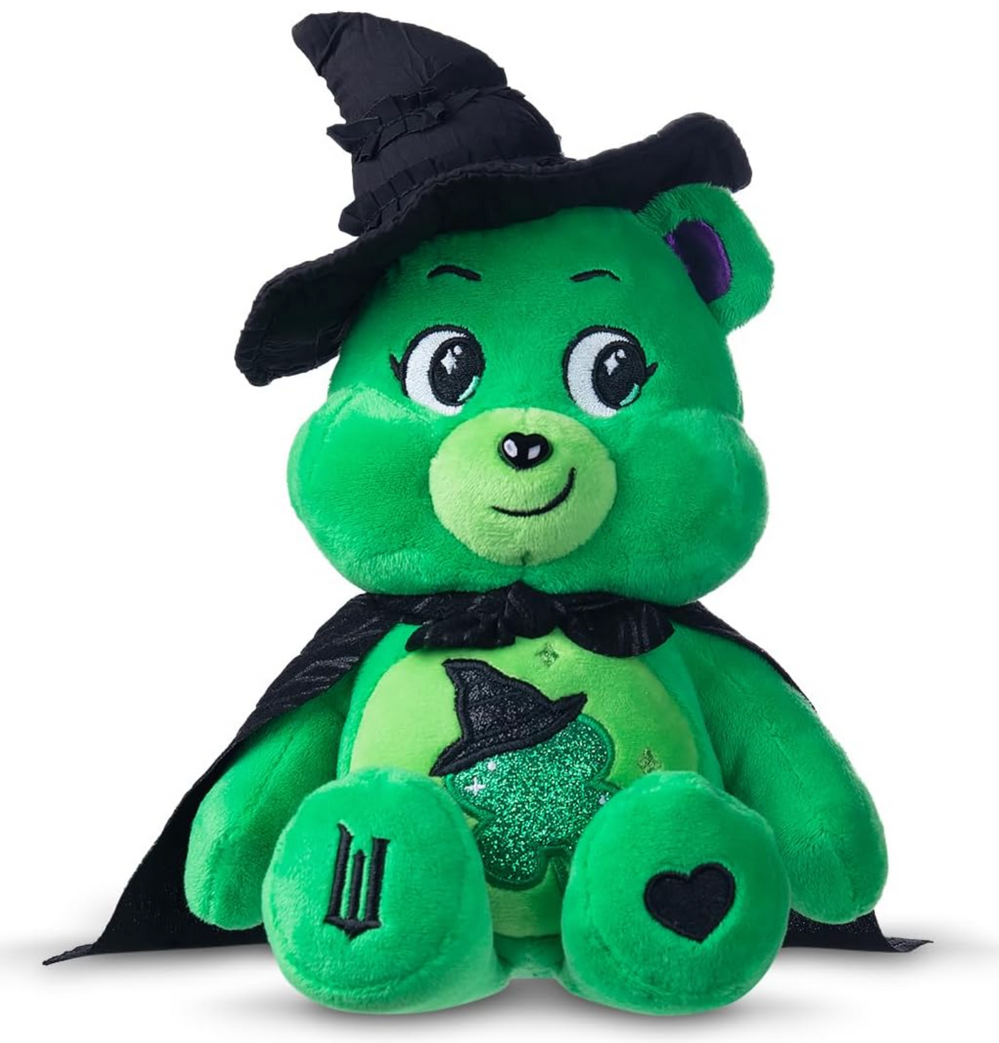 Care Bears x Wicked Fun Size Plush Good Luck Bear as Elphaba New