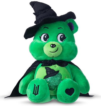 Care Bears x Wicked Fun Size Plush Good Luck Bear as Elphaba New