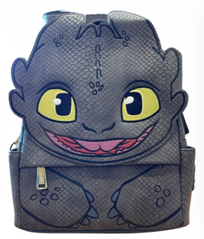 Universal Studios How to Train Your Dragon Loungefly Toothless Backpack New Tag