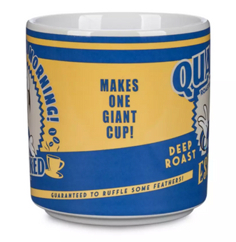 Disney Parks Donald Duck ''Quacked Roasters'' Espresso Coffee Mug New With Tag