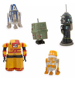 Disney Parks Star Wars Saga Droid Depot Droids Action Figure Set New with Box