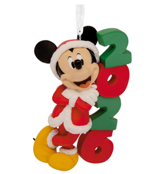 Hallmark Disney Mickey Mouse 2026 Christmas Ornament New with Box