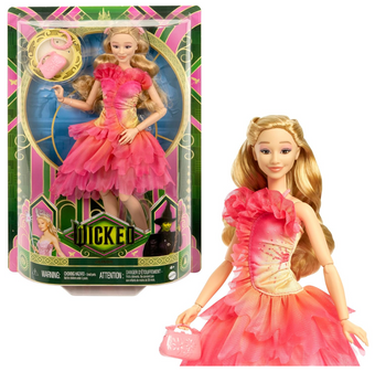 Mattel Universal Wicked Glinda Fashion Doll & Accessories Toy New With Tag