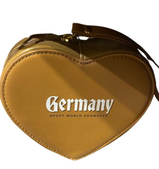 Disney Parks Epcot Germany Pavilion Gingerbread Heart Bag New With Tag