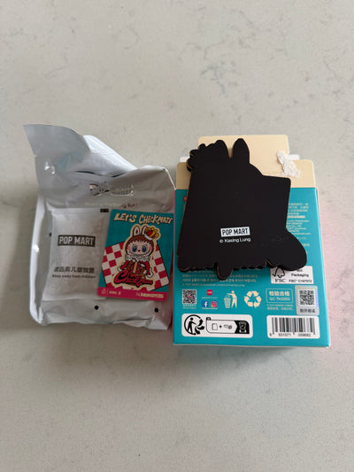 Pop Mart Labubu The Monsters Let's Checkmate King Fridge Magnet USA New with Box