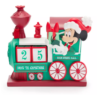 Disney Parks Mickey Mouse Holiday Countdown Calendar Christmas New With Box