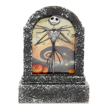 Disney's The Nightmare Before Christmas Jack Skellington LED Tombstone Décor New