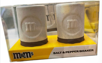 M&M's World Characters Salt and Pepper Shaker Set New with Box