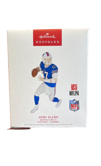 Hallmark 2023 Keepsake NFL Buffalo Bills Josh Allen Legends Ornament New Box