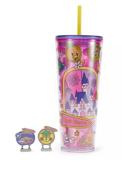 Disney Parks WDW Magic Kingdom Starbucks Tumbler Mystery Pin Blind New With Tag