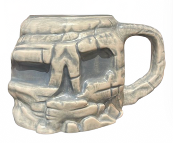 Disney Parks Skull Rock Sculptured Coffee Mug New with Tag