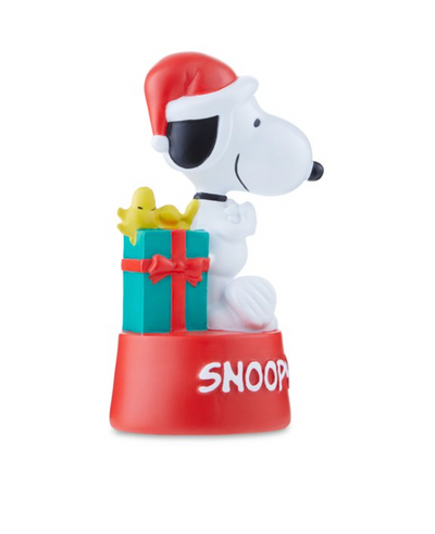 Peanuts Santa Snoopy Holiday Figurine 6 inches Resin Figurine New