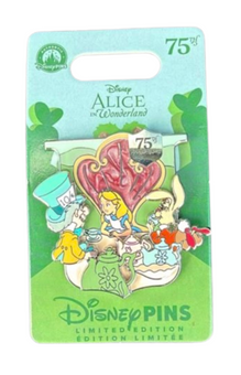 Disney Parks Alice in Wonderland "Fairy Tale Moments" Pin Limited New W Card