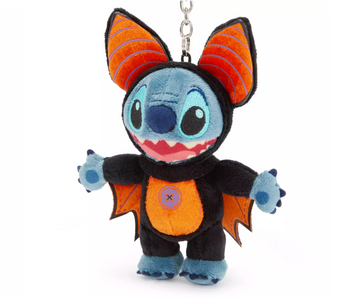 Disney Parks Halloween Experiment 626 Stitch Plush Keychain Bag Charm New w Tag