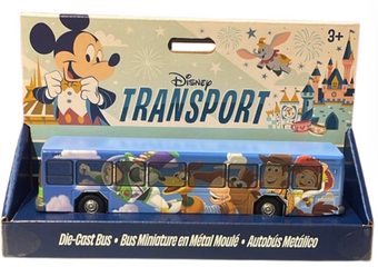 Disney Parks Toy Story Die Cast Bus Miniature Metallic Transport New with Box