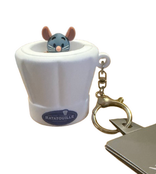 Disney Parks Remy Hat Keychain Ratatouille Silicone New