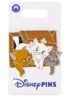 Disney Parks The Aristocats Marie, Toulouse, And Berlioz Pin New With Card